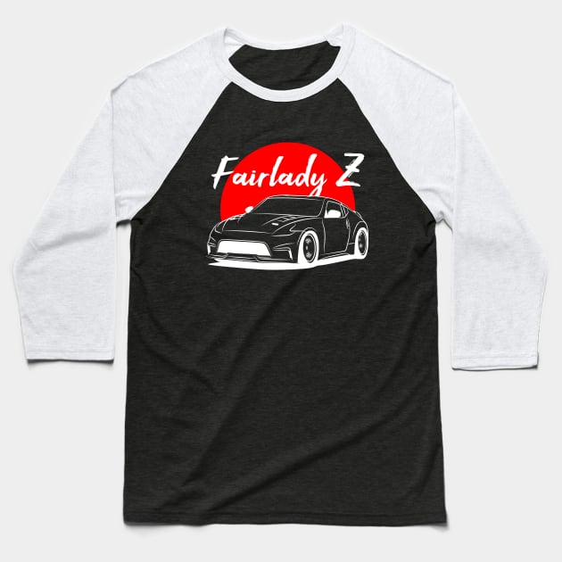 Fairlady 370Z Baseball T-Shirt by GoldenTuners